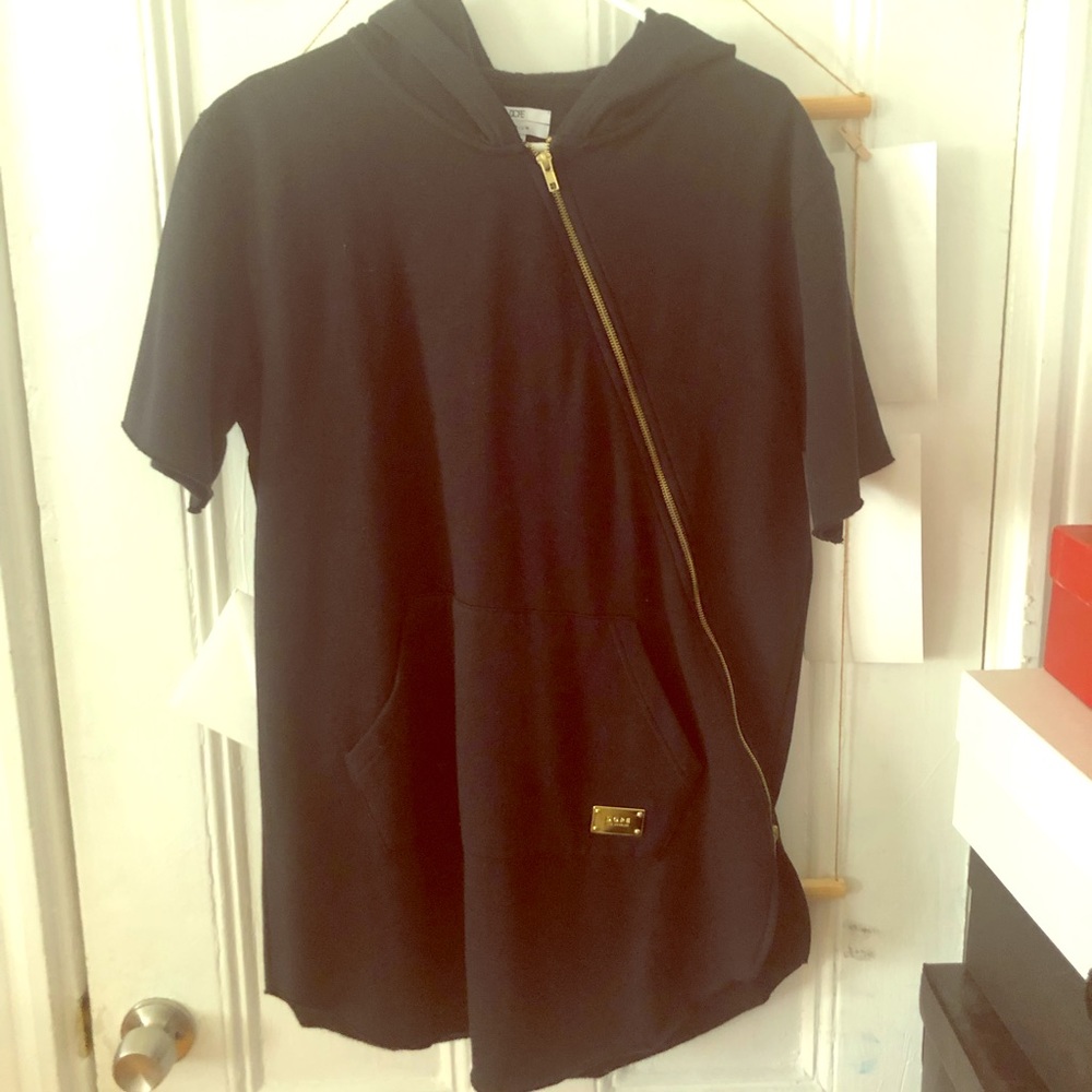 Cross zip Hoodie Mens Size Medium